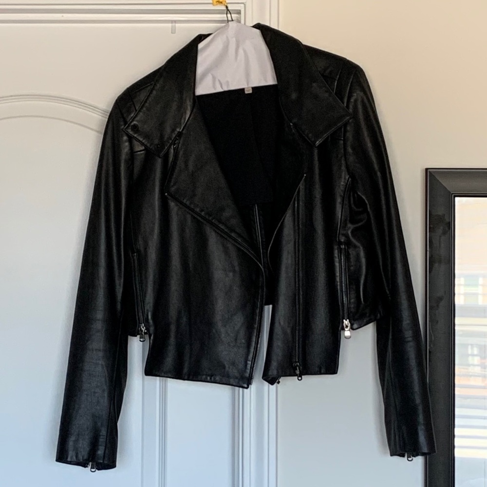 J Brand genuine leather moto jacket